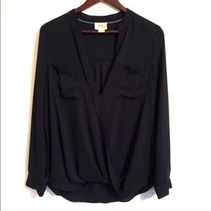 Anthropologie wrap top